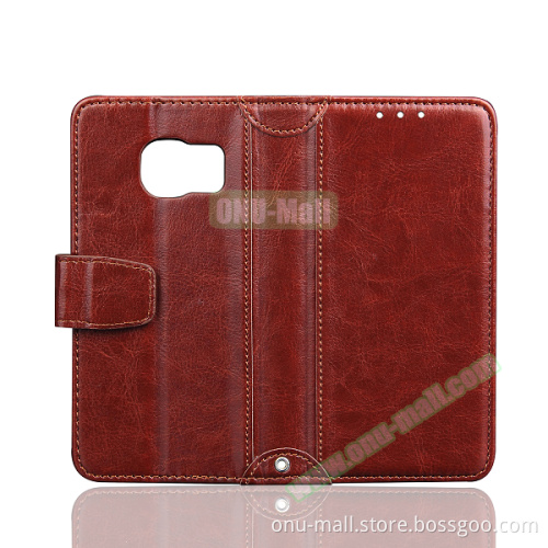 Flip Leather Phone Cases for Samsung Galaxy S7 Plus Mobile Phone Cover